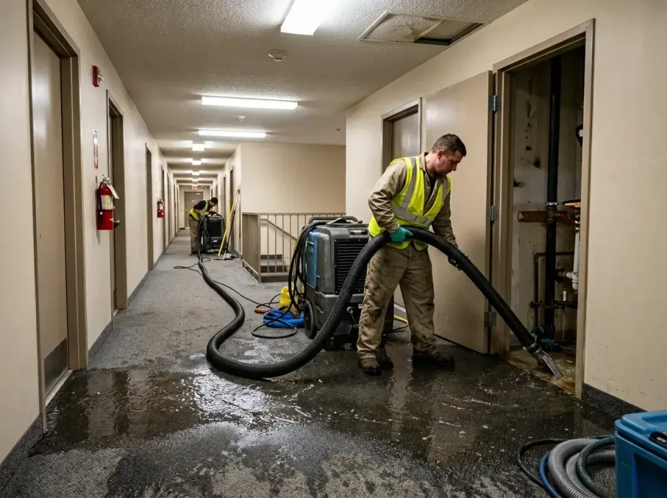 multi-unit-apartment-hallway-f-005 — frequently asked questions, Emergency Burst Pipe Water Extraction & Removal in Coshocto…